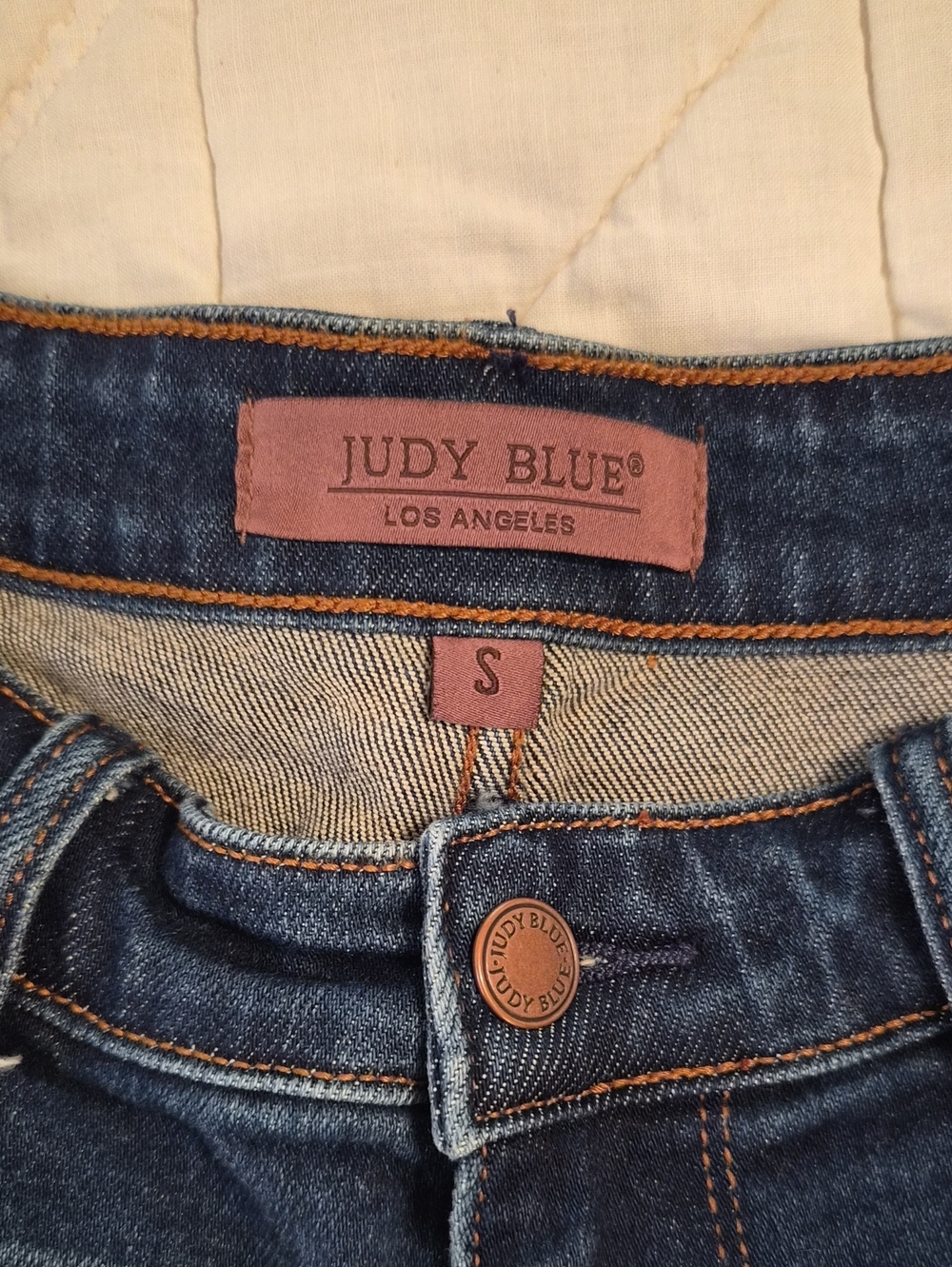 Judy Blue High Rise 'Jorts' Shorts- Size S - Picture 10 of 12